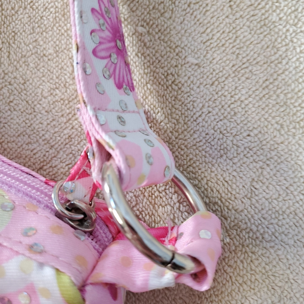 Pink Floral Sequin Bag - Picture 3 of 8